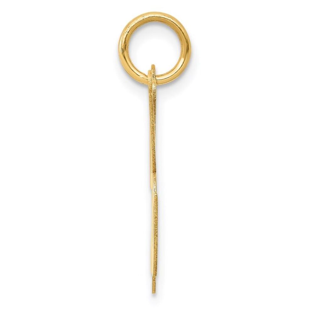 Kazi Luxury 14k Yellow Gold Large Fancy Script Le… - image 2